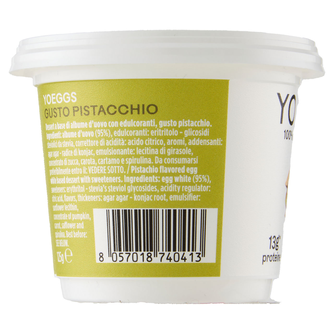 Yogurt di albume gusto pistacchio 125 gr - Immagine 41