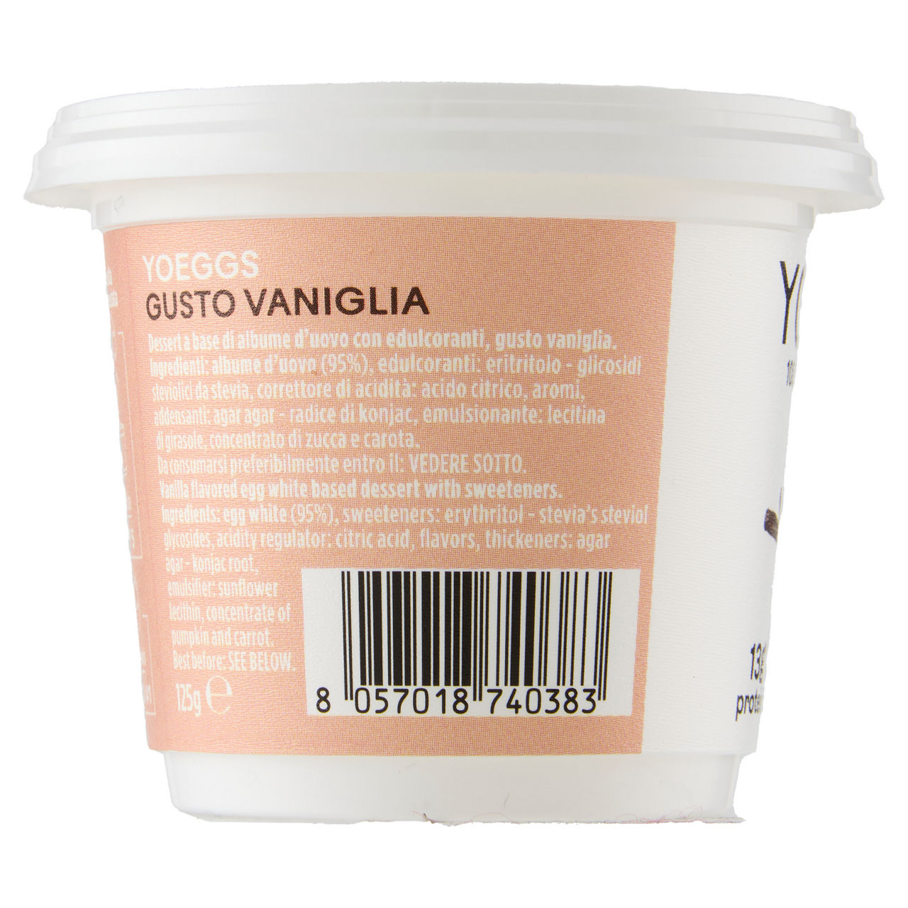 Yogurt di albume gusto vaniglia 125 gr - Immagine 21