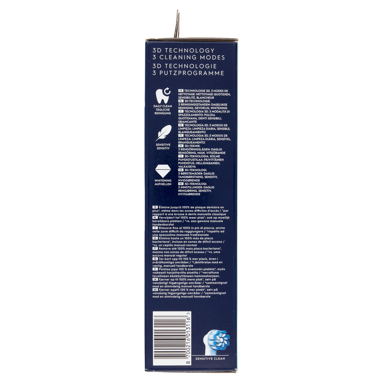 Spazzolino elettrico ricaricabile pro series 1 caribbean blue 1 pz - Immagine 21