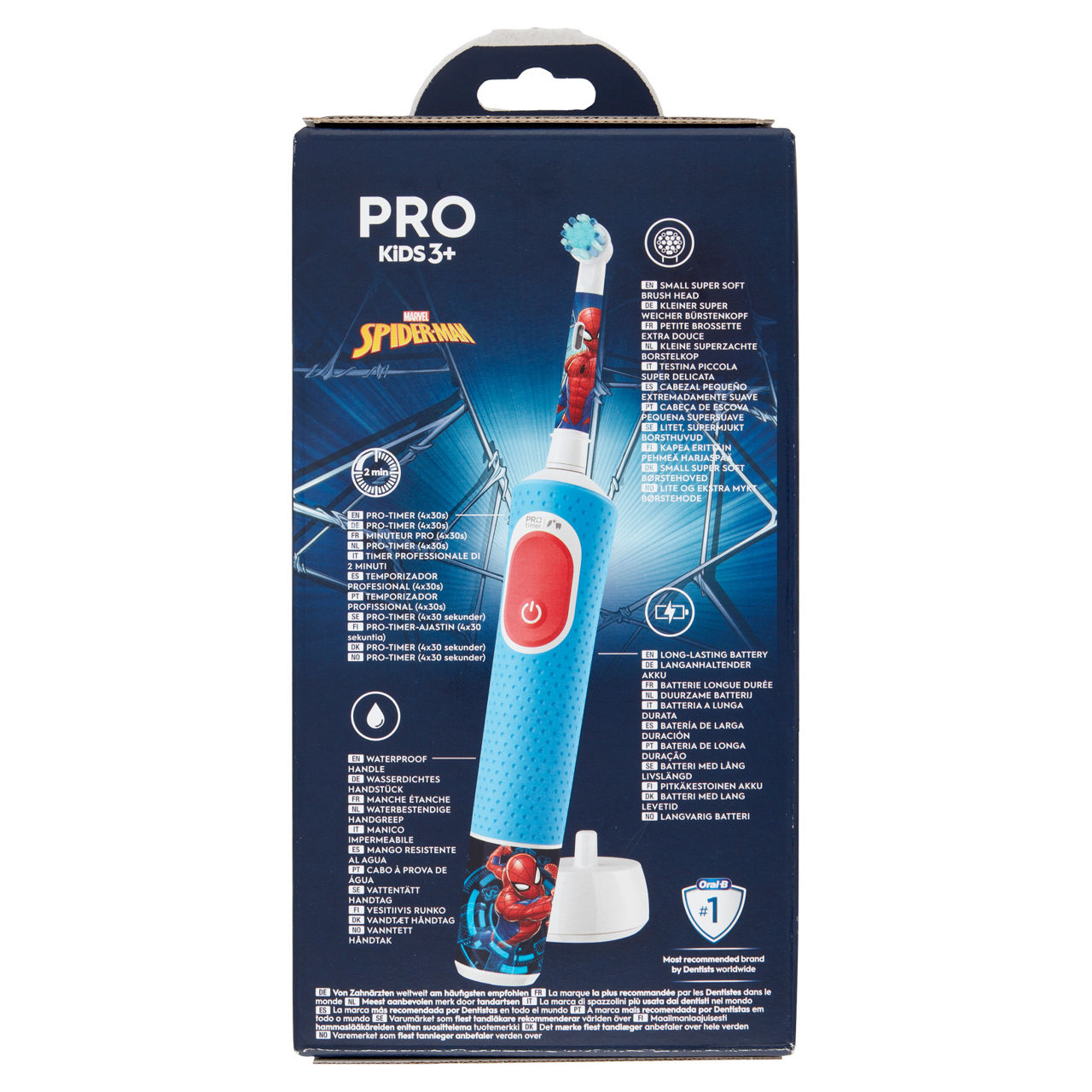 Spazzolino elettrico ricaricabile pro kids 3+ spiderman 1 pz - Immagine 21