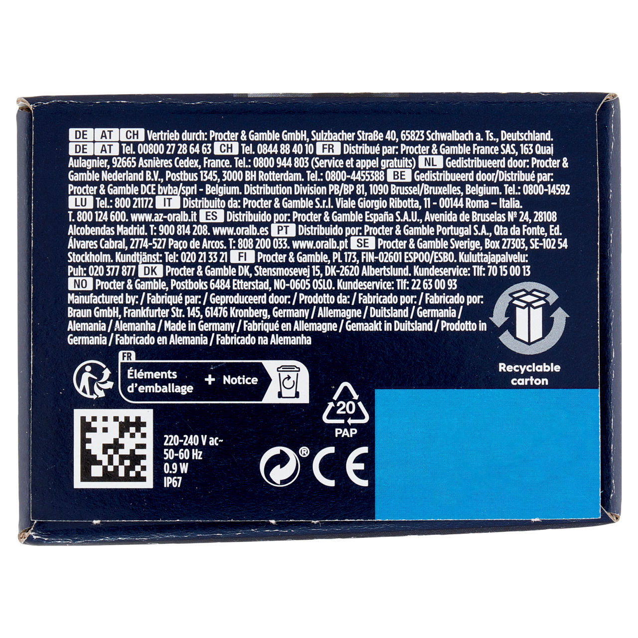 Spazzolino oral-b pro series 1 cross action black pz 1 - Immagine 41
