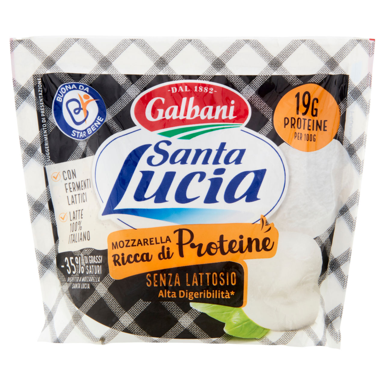 Mozzarella proteica senza lattosio 100 gr - Immagine 01
