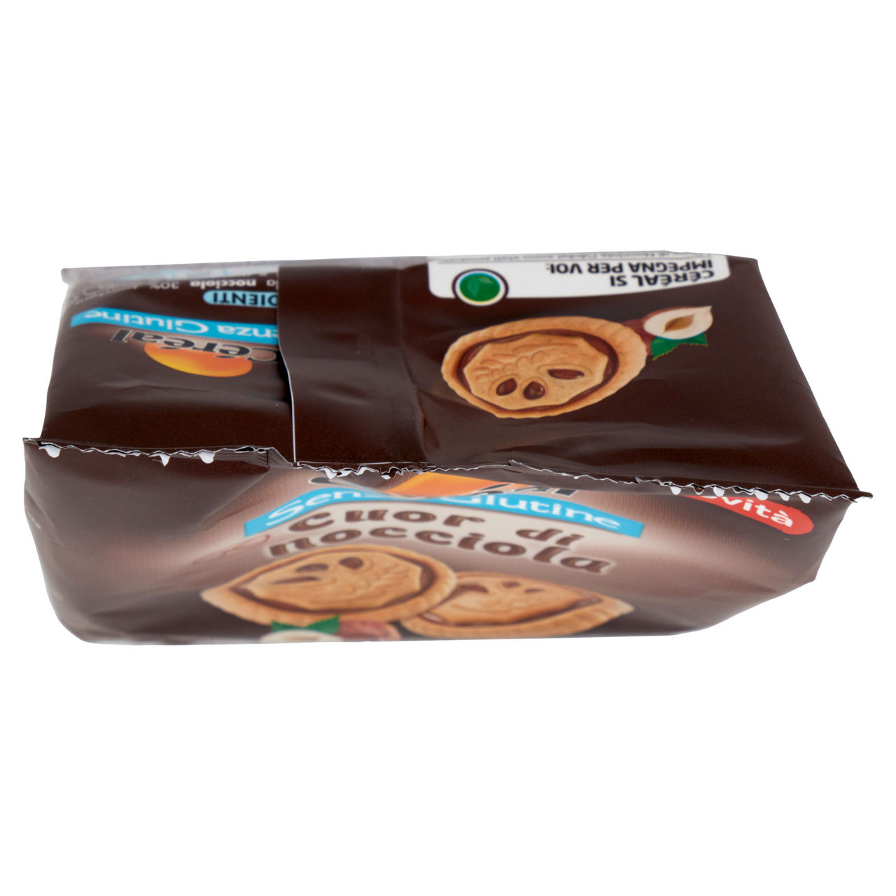 Biscotti ripieni Cuor di Nocciola senza glutine 160 gr - Immagine 51