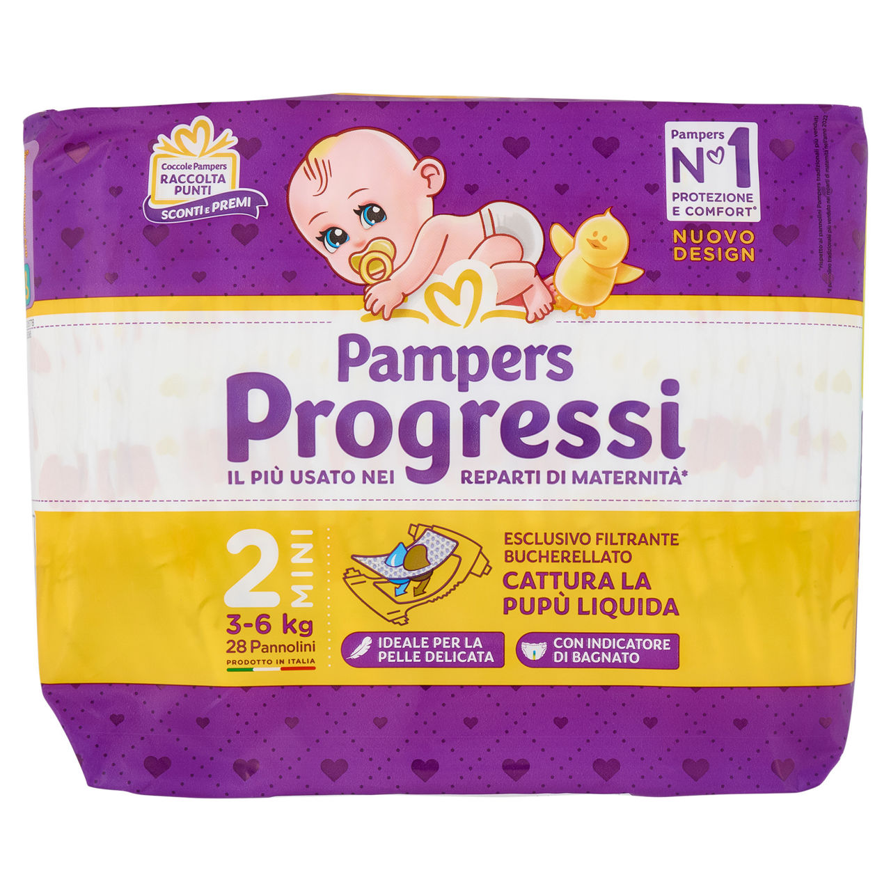 Pannolini mini tg 2 kg 3-6 pz 28