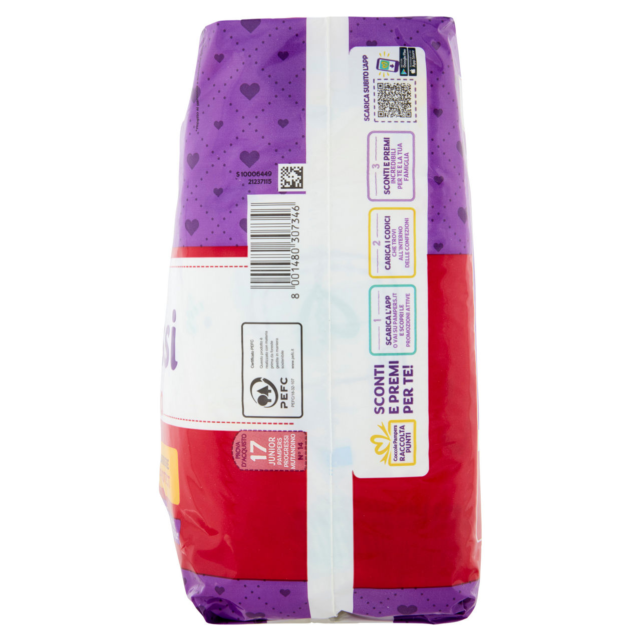 Pannolini mutandino junior tg 5 kg 12-18 pz 17 - Immagine 21