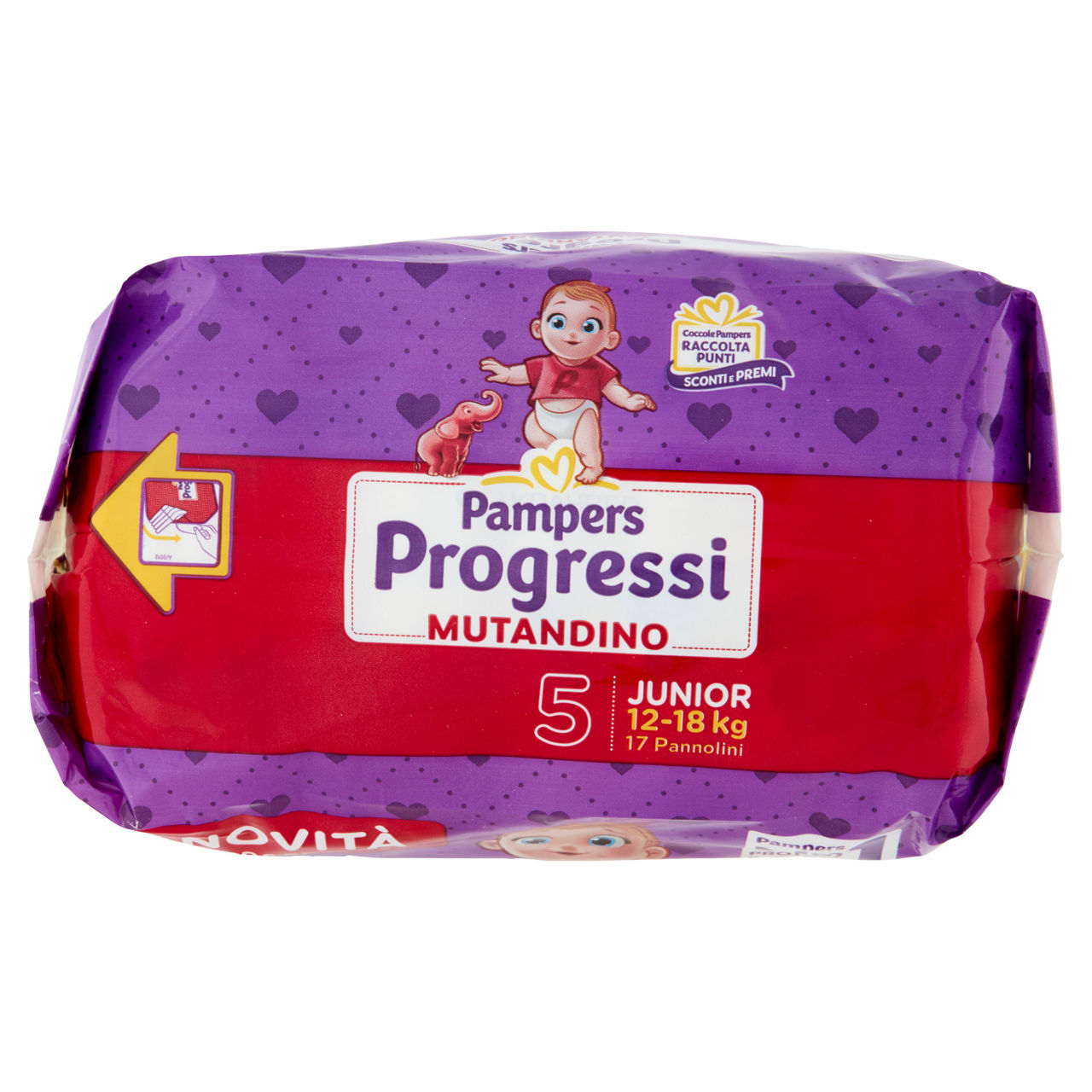 Pannolini mutandino junior tg 5 kg 12-18 pz 17 - Immagine 11