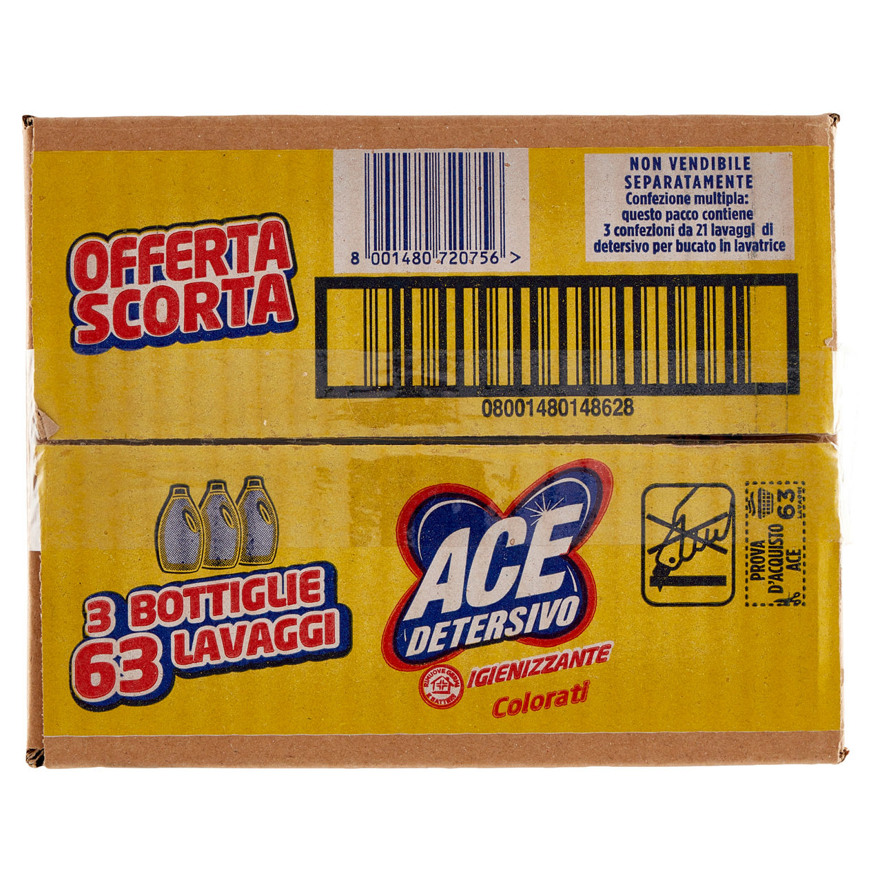 Detersivo lavatrice liquido colorati igienizzante 3 pz x 21 lavaggi - Immagine 11
