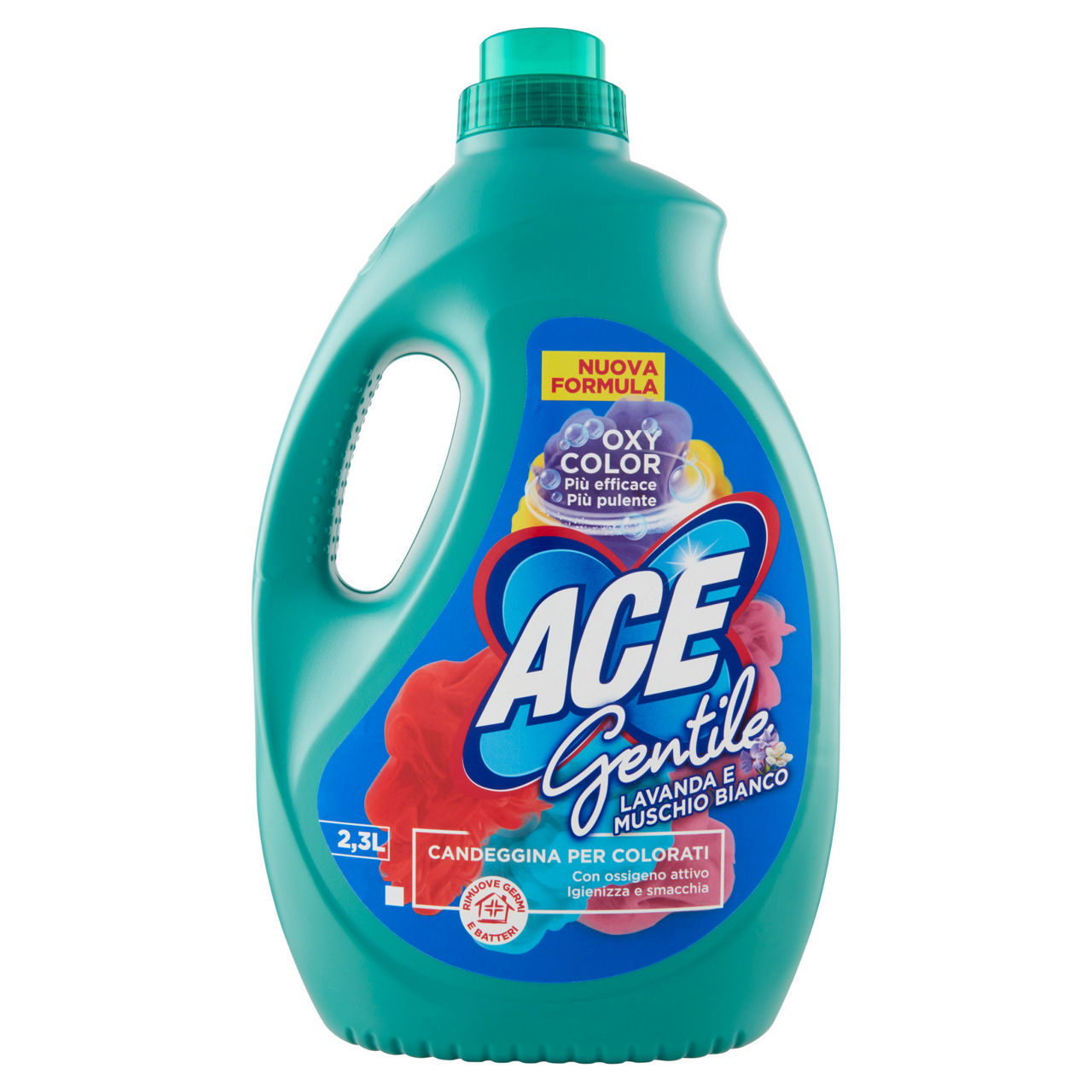 Candeggina gentile per colorati lavanda e muschio bianco 2,3 lt