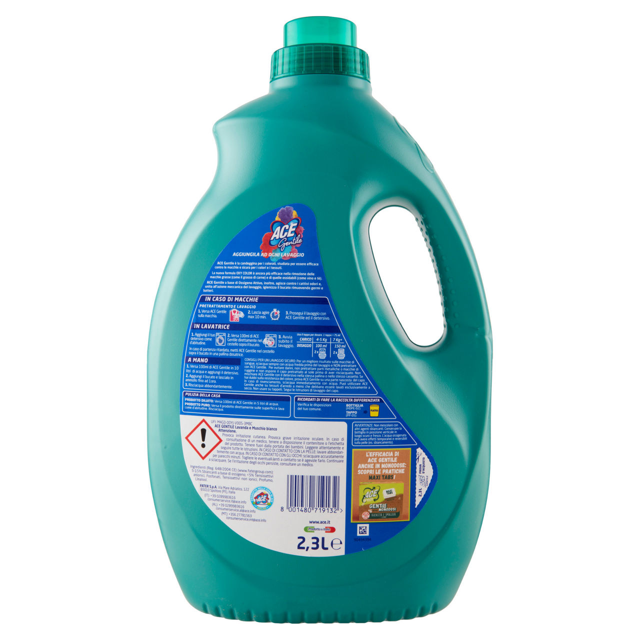 Candeggina gentile per colorati lavanda e muschio bianco 2,3 lt - Immagine 21