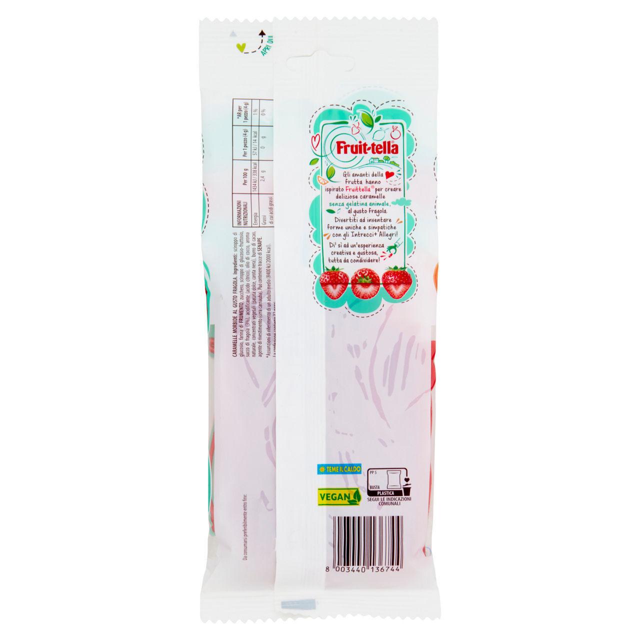 Caramelle morbide Intrecci Allegri alla fragola 125 gr - Immagine 31