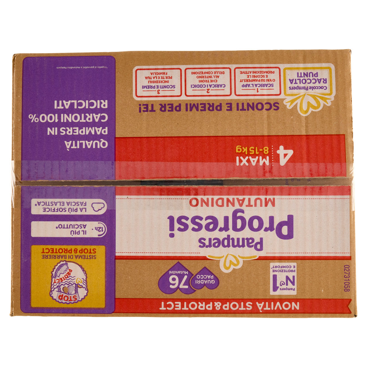 Pannolini mutandino Maxi tg 4 kg 8-15 pz 76 - Immagine 11