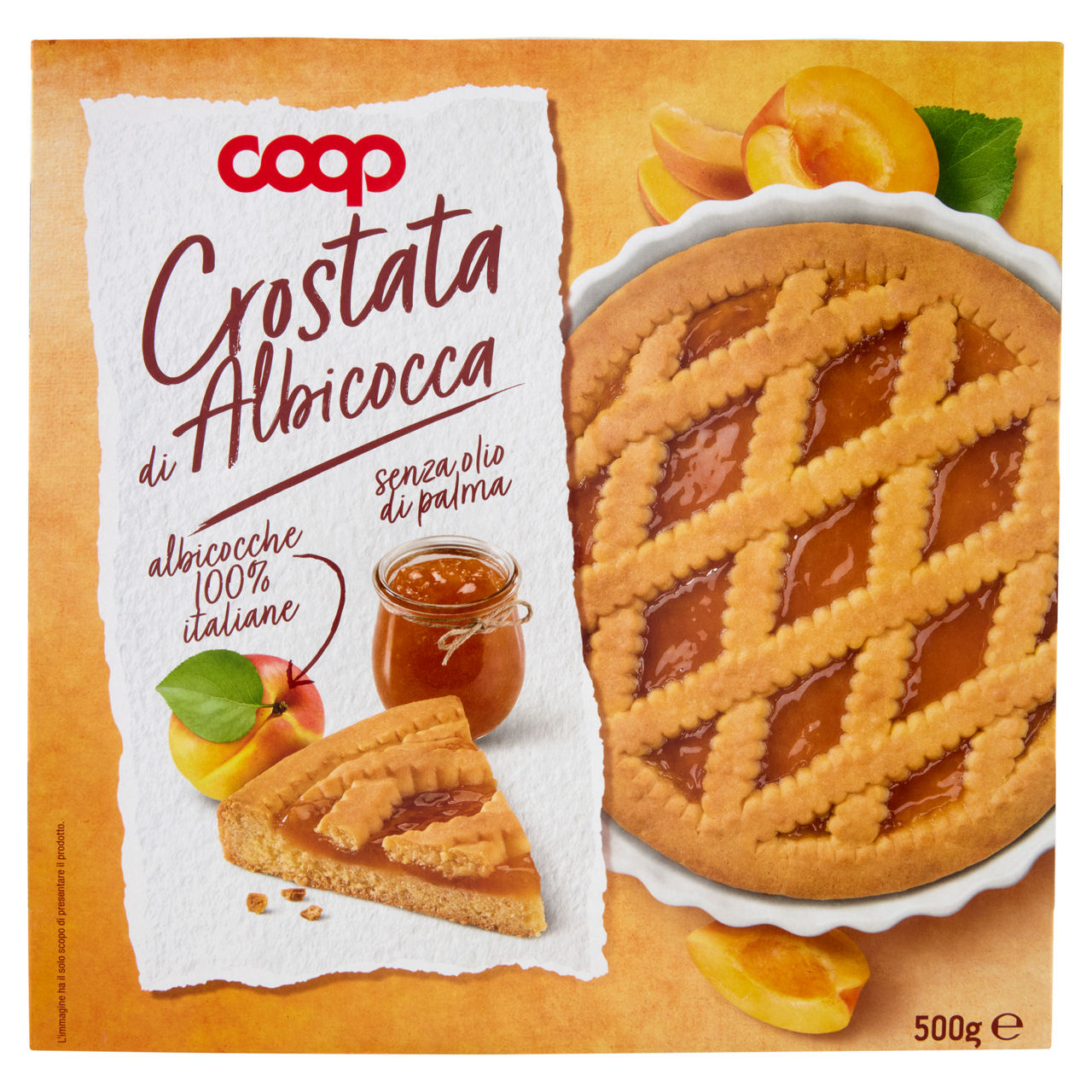 Crostata di albicocche 500 gr - Immagine 01