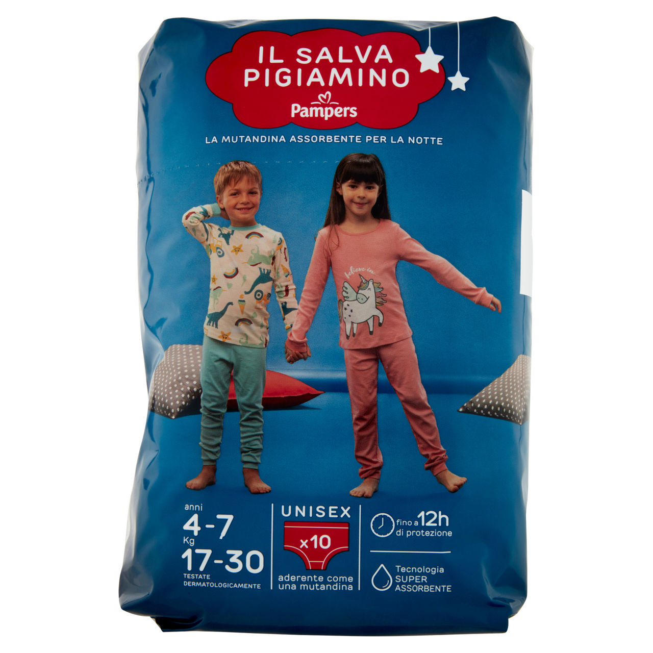 Mutandino salvapigiamino 4-7 anni 17-30 kg 10 pz  - Immagine 01