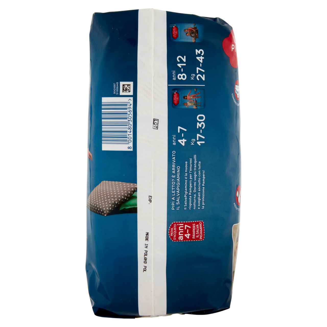 Mutandino salvapigiamino 4-7 anni 17-30 kg 10 pz  - Immagine 51