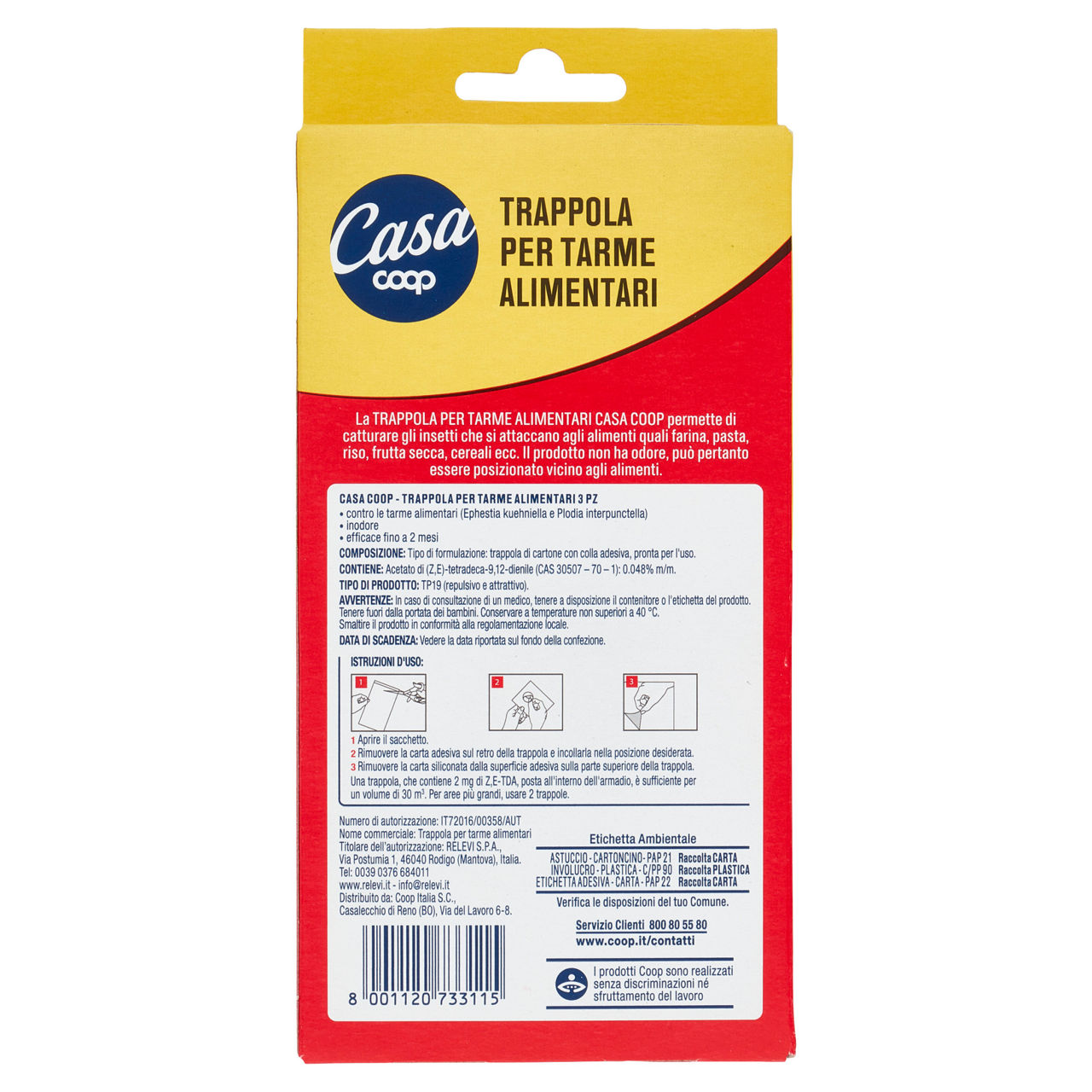 Trappola per tarme alimentari 3 pz  - Immagine 31