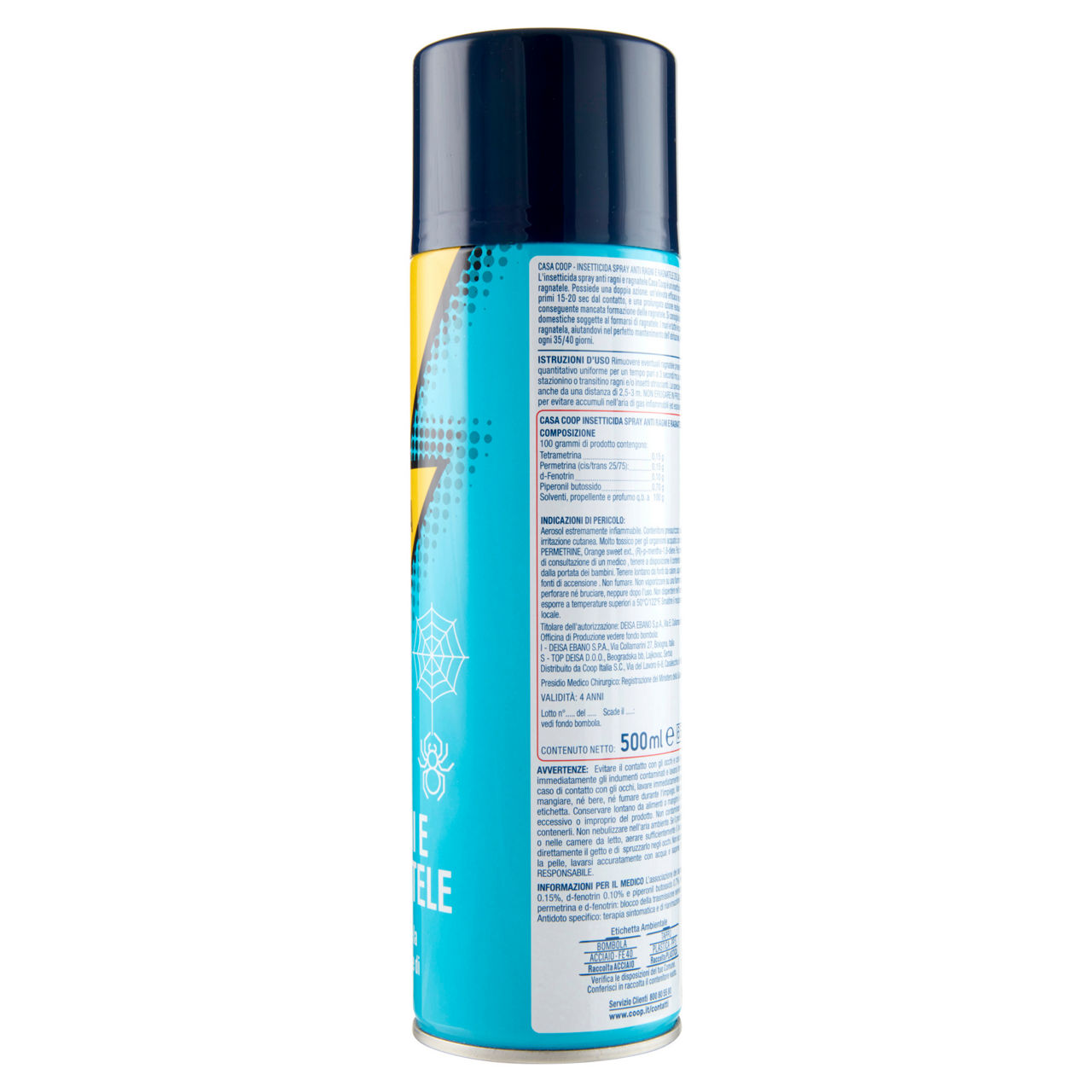 Insetticida spray contro ragni e ragnatele 500 ml - Immagine 51