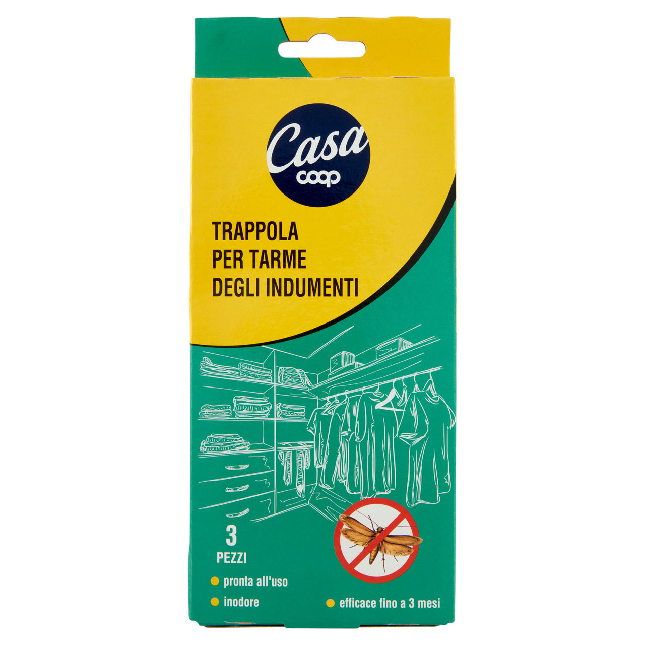Trappola per tarme indumenti 3 pz