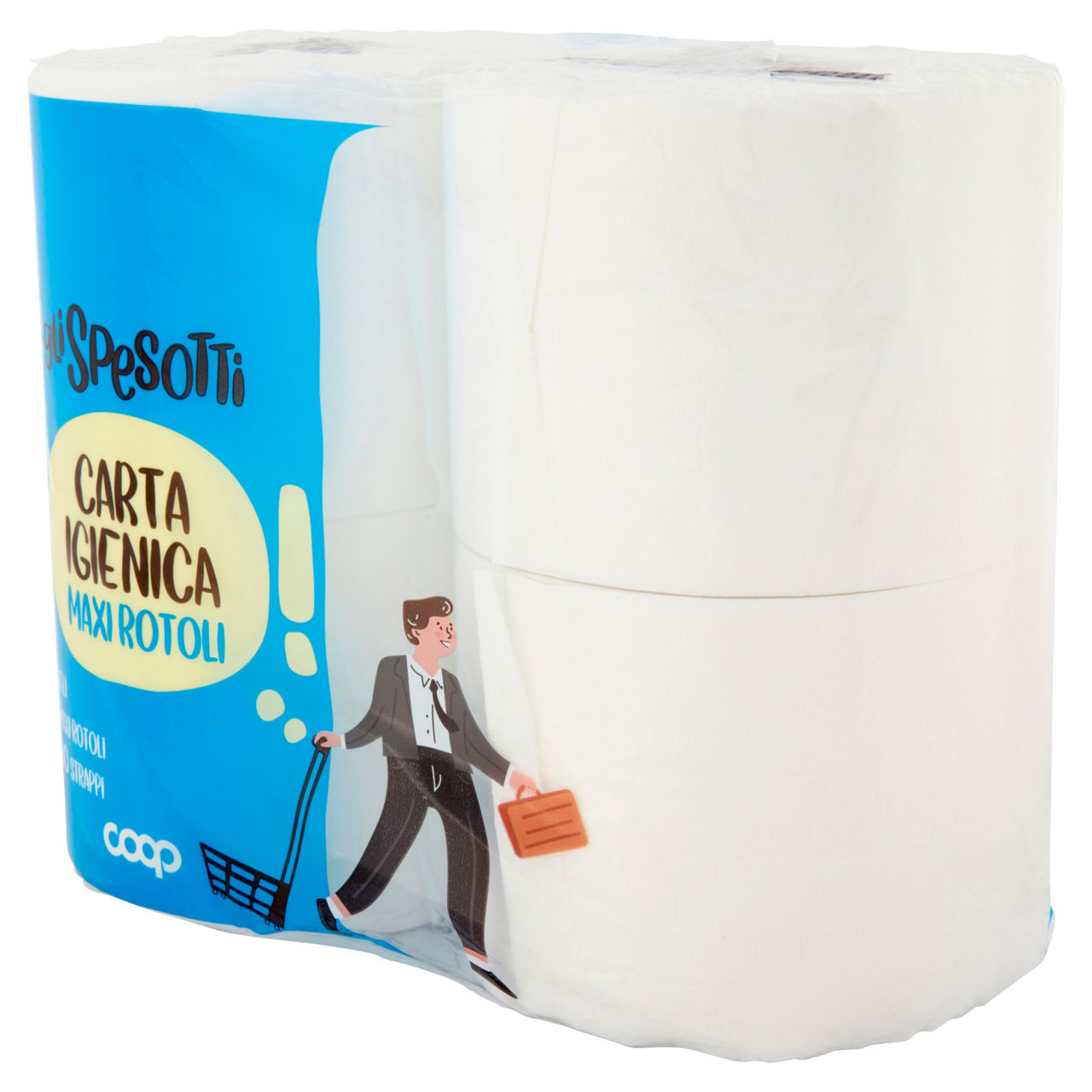 Carta igienica maxirotoli 2 veli 600 strappi 4 pz - Immagine 61