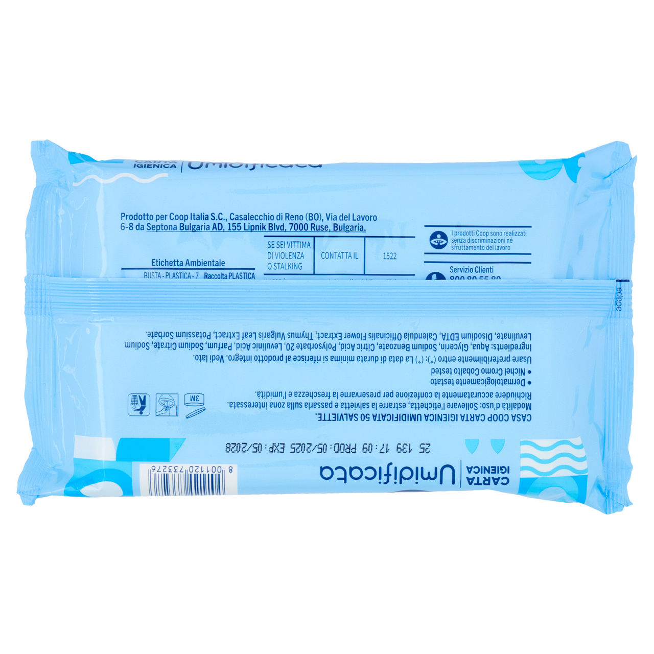 Carta igienica umidificata in salviette 50 pz - Immagine 101