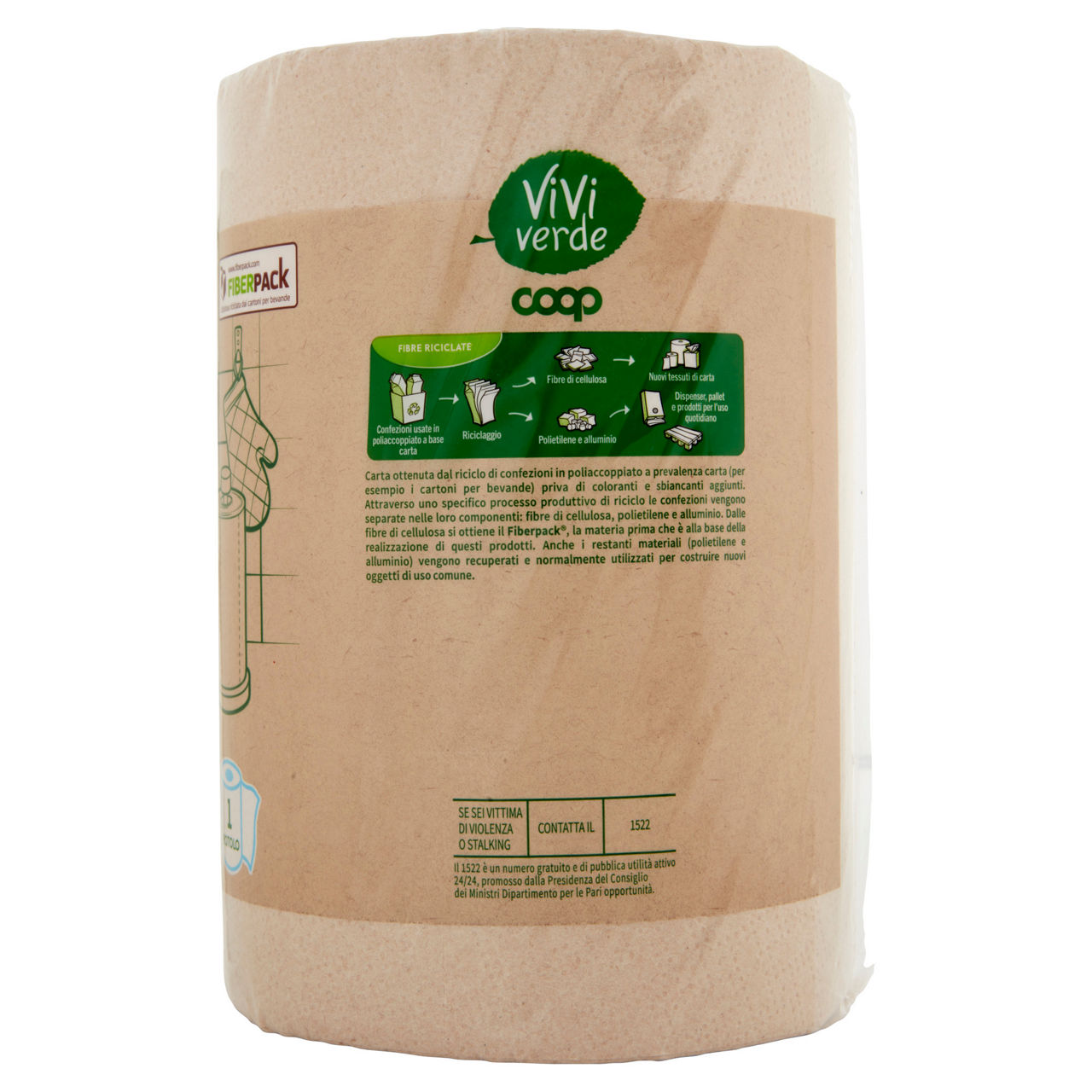 Asciugatutto bobina coop vivi verde 2veli 300 strappi fsc ecolabel pz.1 - Immagine 11