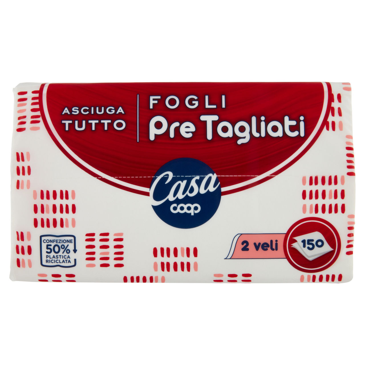Asciugatutto coop casa in fogli pretagliati fsc pz.150 - Immagine 01