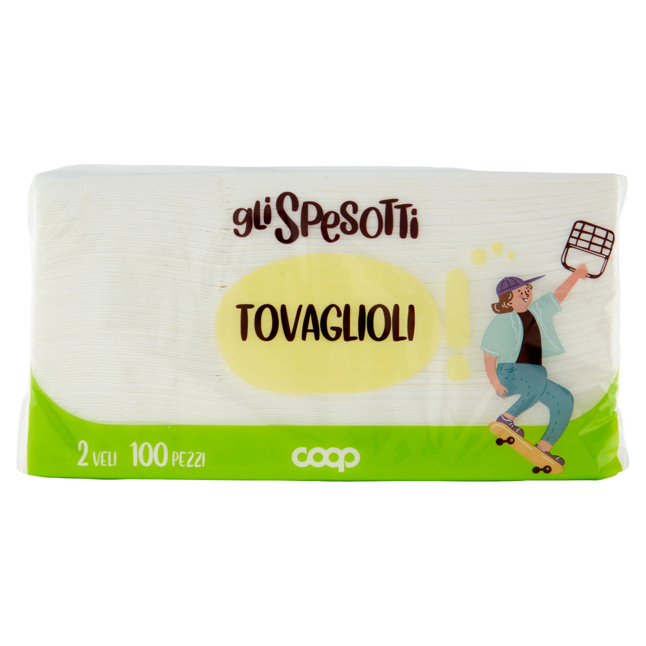 Tovaglioli coop gli spesotti 33x33 2 veli pz.100 - Immagine 51