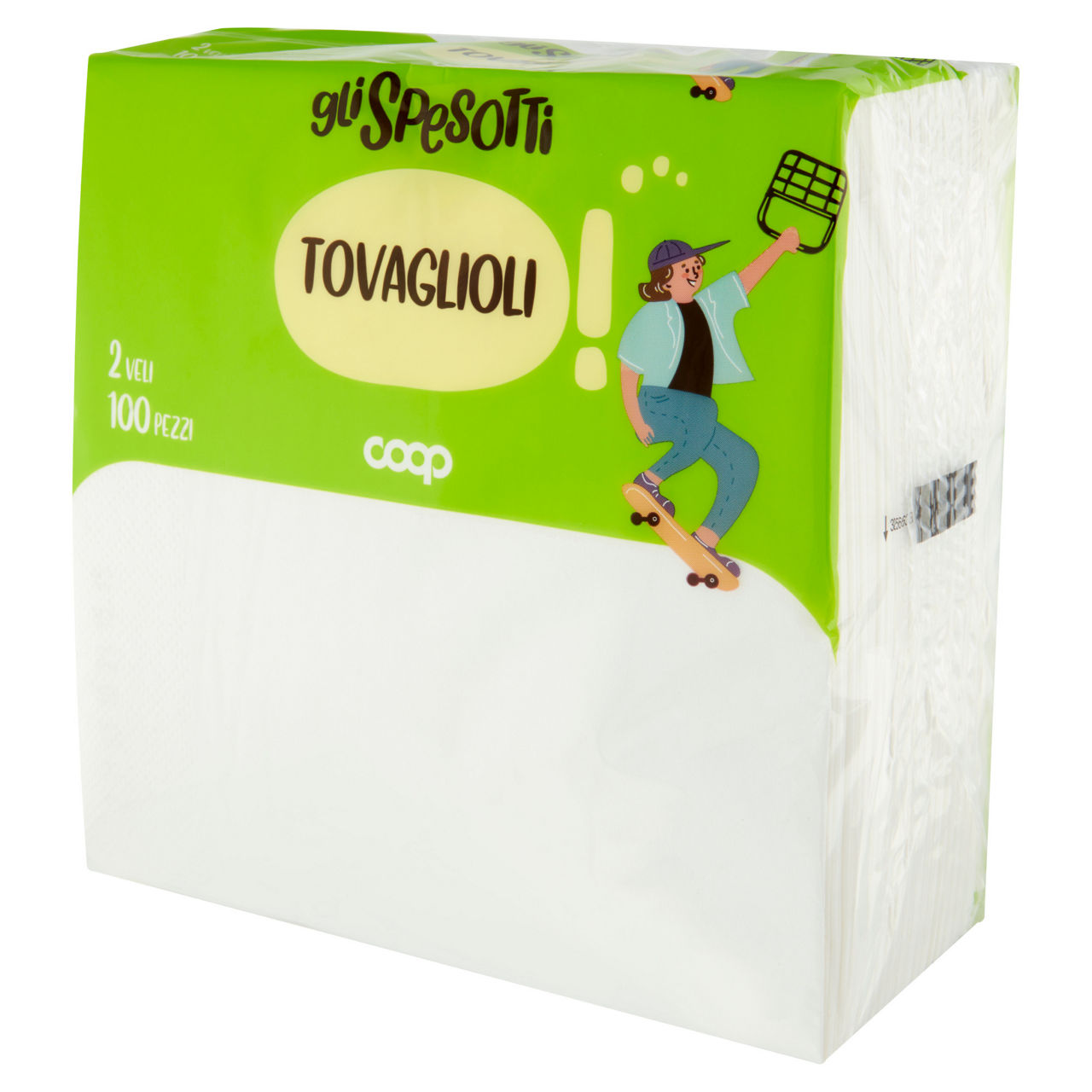 Tovaglioli coop gli spesotti 33x33 2 veli pz.100 - Immagine 31