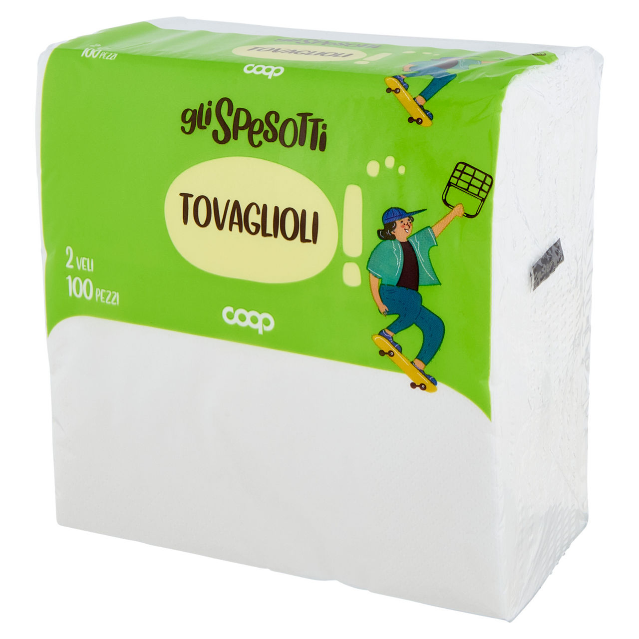 Tovaglioli coop gli spesotti 33x33 2 veli pz.100 - Immagine 121