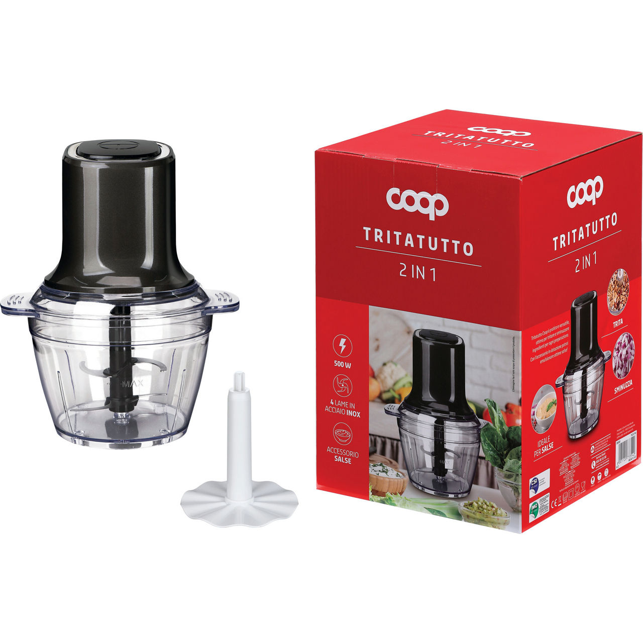 Tritatutto 2 in 1 500 W - Immagine 11