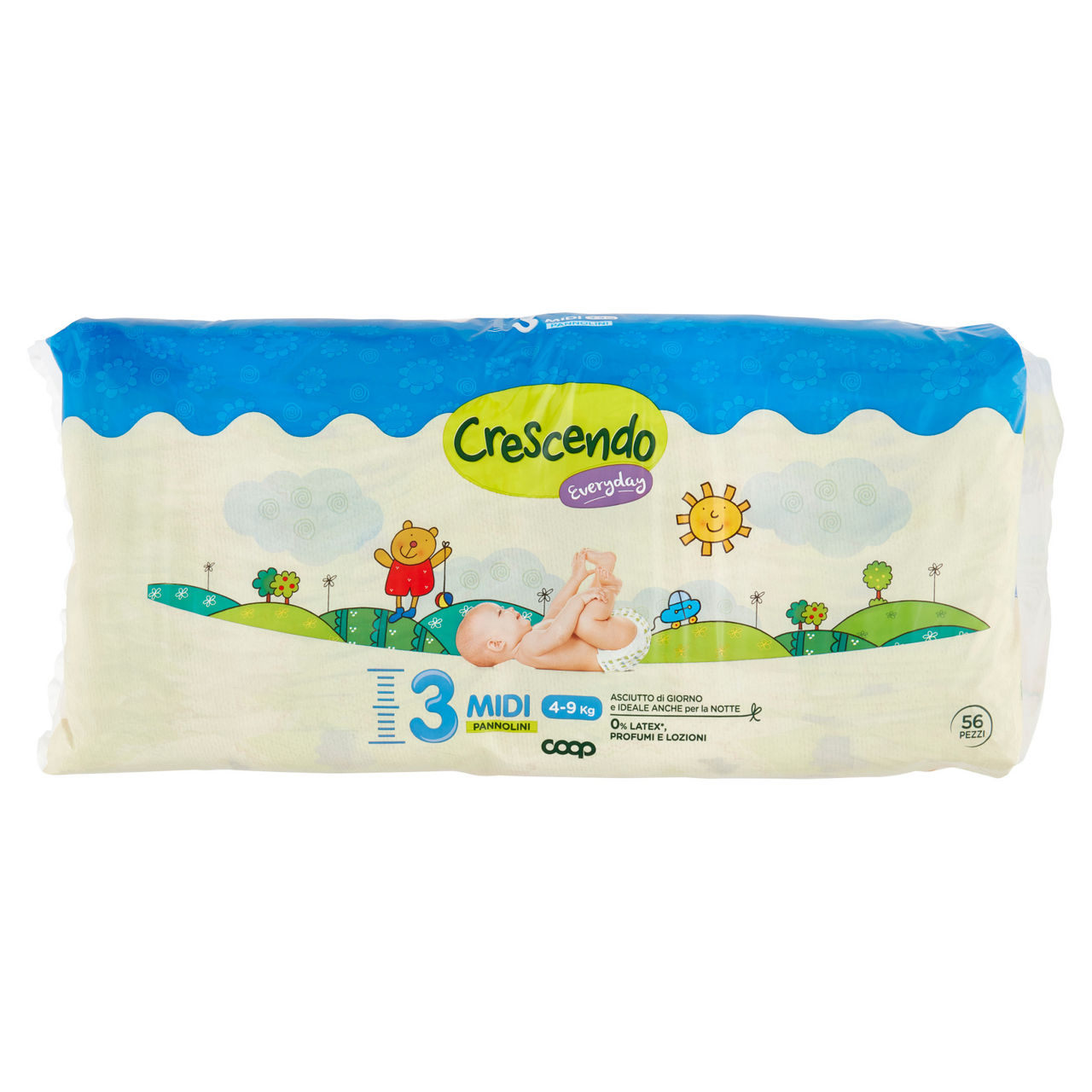 Pannolini coop crescendo everyday tg 3 pacco doppio pz.56
