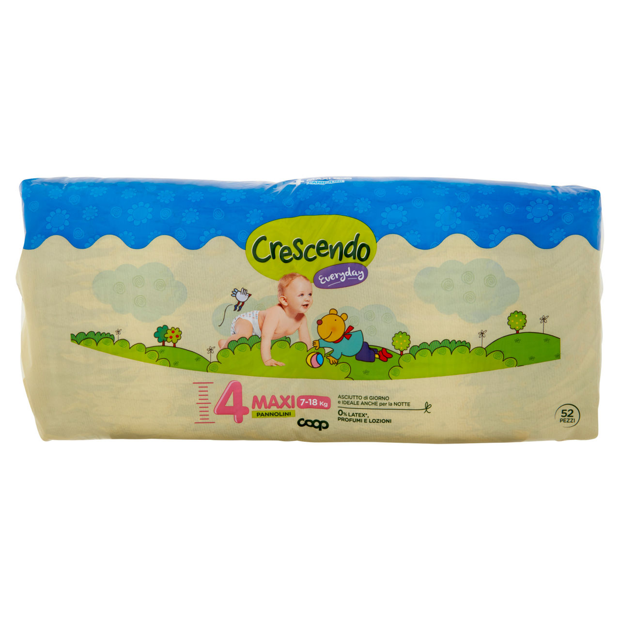 Pannolini coop crescendo everyday tg 4 pacco doppio pz.52