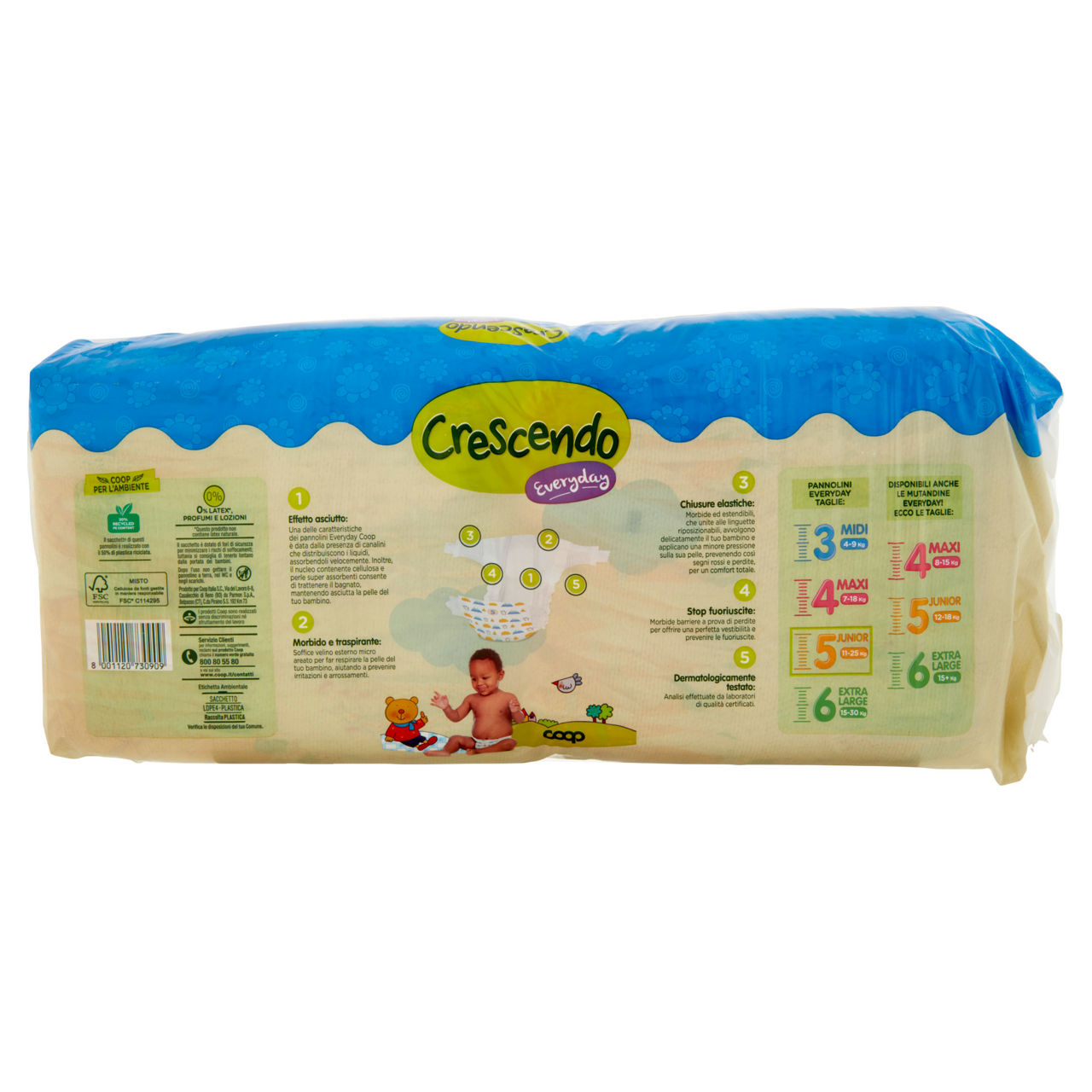 Pannolini coop crescendo everyday tg 5 pacco doppio pz.46 - Immagine 61