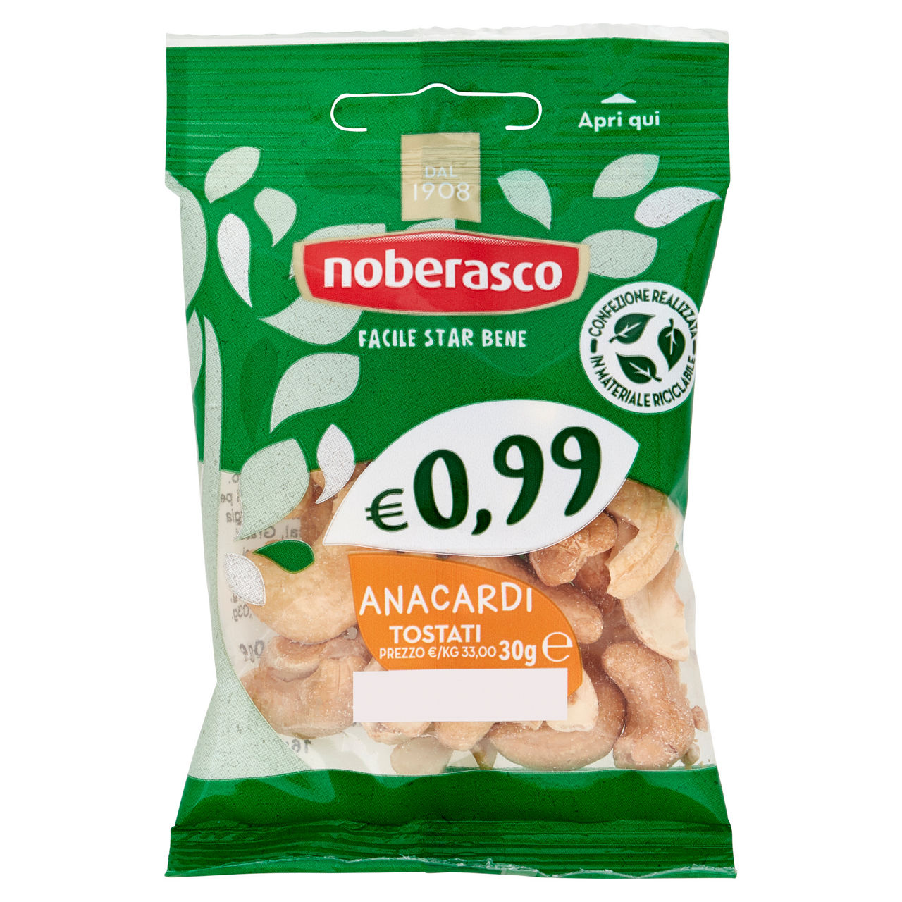 Anacardi tostati 30 gr - Immagine 01
