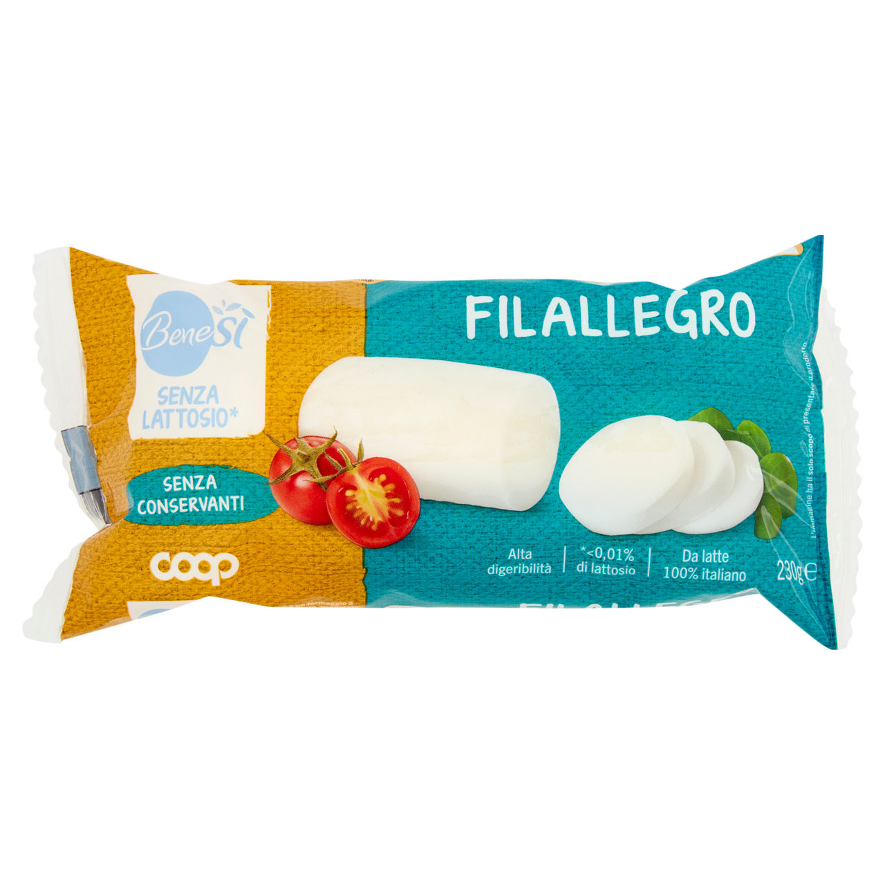 Formaggio filallegro senza lattosio 230 gr