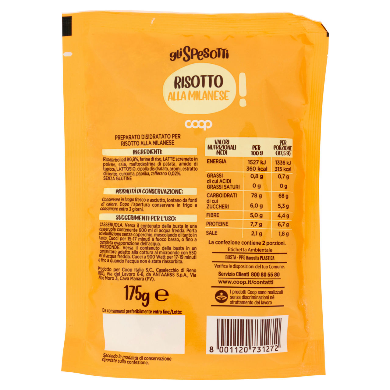 Risotto alla milanese 175 gr - Immagine 41