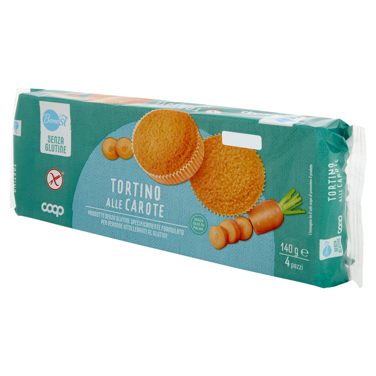 Tortino alle carote senza glutine benesi' coop g4x35 g 140 - Immagine 61