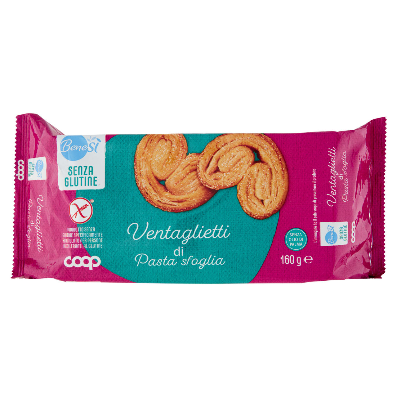 Ventagli di pasta sfoglia senza glutine bene si' coop g160