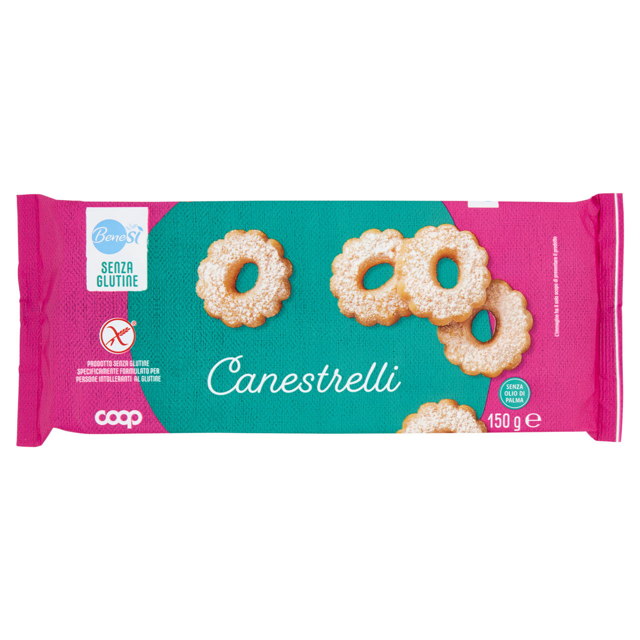 Canestrelli senza glutine benesi' coop g 150