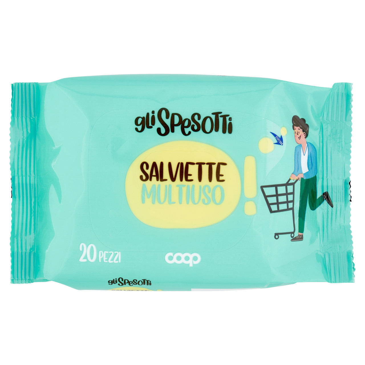 Salviette umidificate milleusi coop gli spesotti pz.20 - Immagine 01
