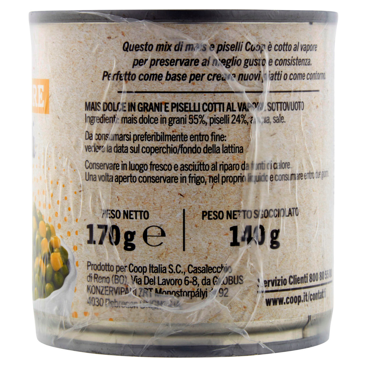 Mais e piselli cotti al vapore in lattina 2 pz x 170 gr - Immagine 41