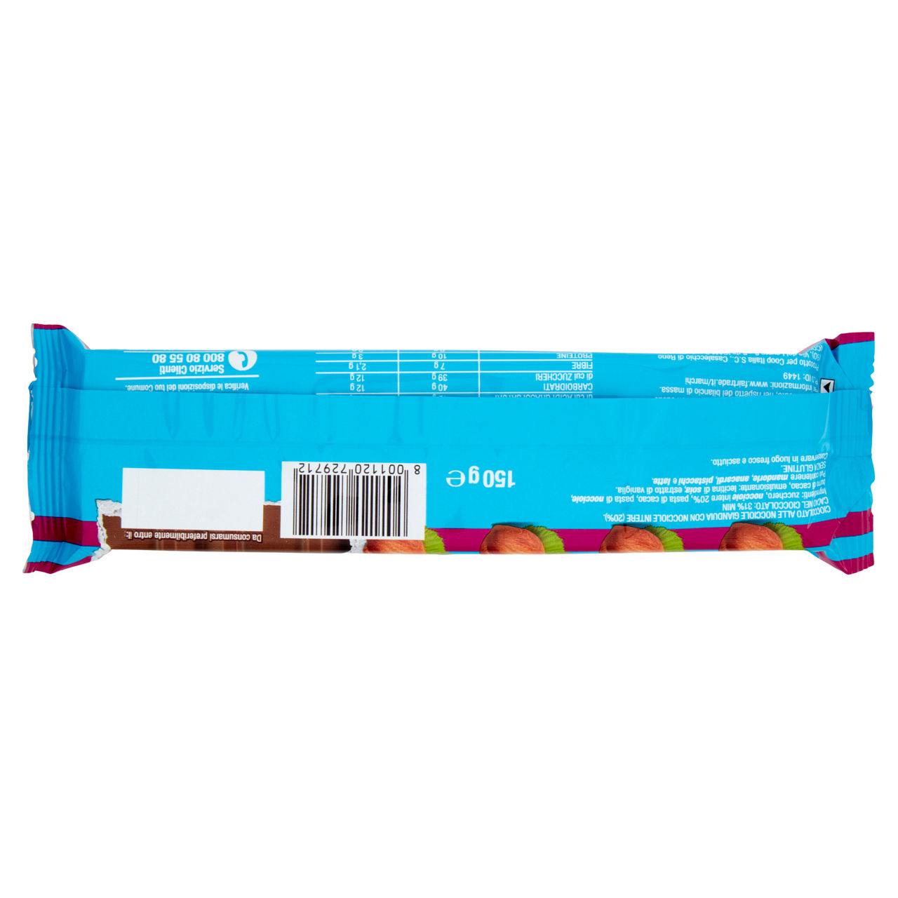 Tavoletta di cioccolato gianduia con nocciole intere 150 gr - Immagine 11