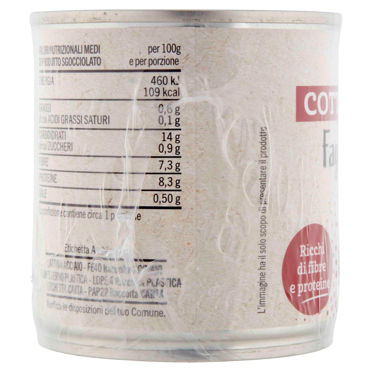 Fagioli rossi cotti al vapore coop cluster lattina 150x3 g sgocc 140x3 - Immagine 51
