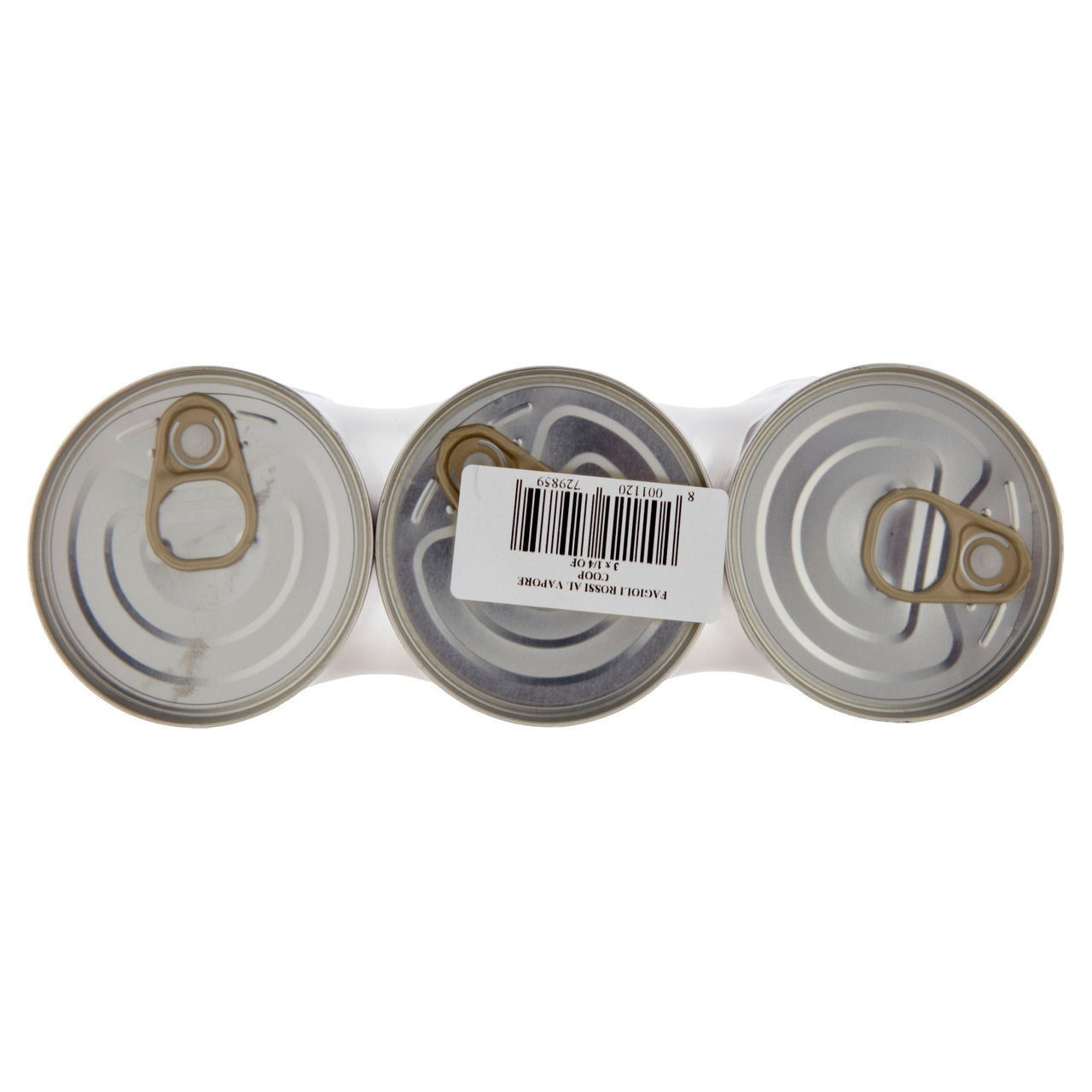Fagioli rossi cotti al vapore coop cluster lattina 150x3 g sgocc 140x3 - Immagine 11