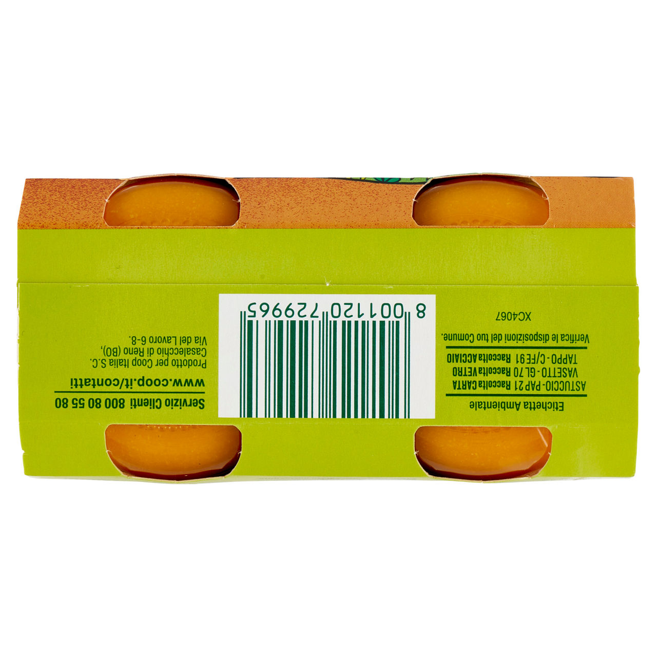 Omogeneizzato legumi ceci e carote coop crescendo g80x2 - Immagine 51