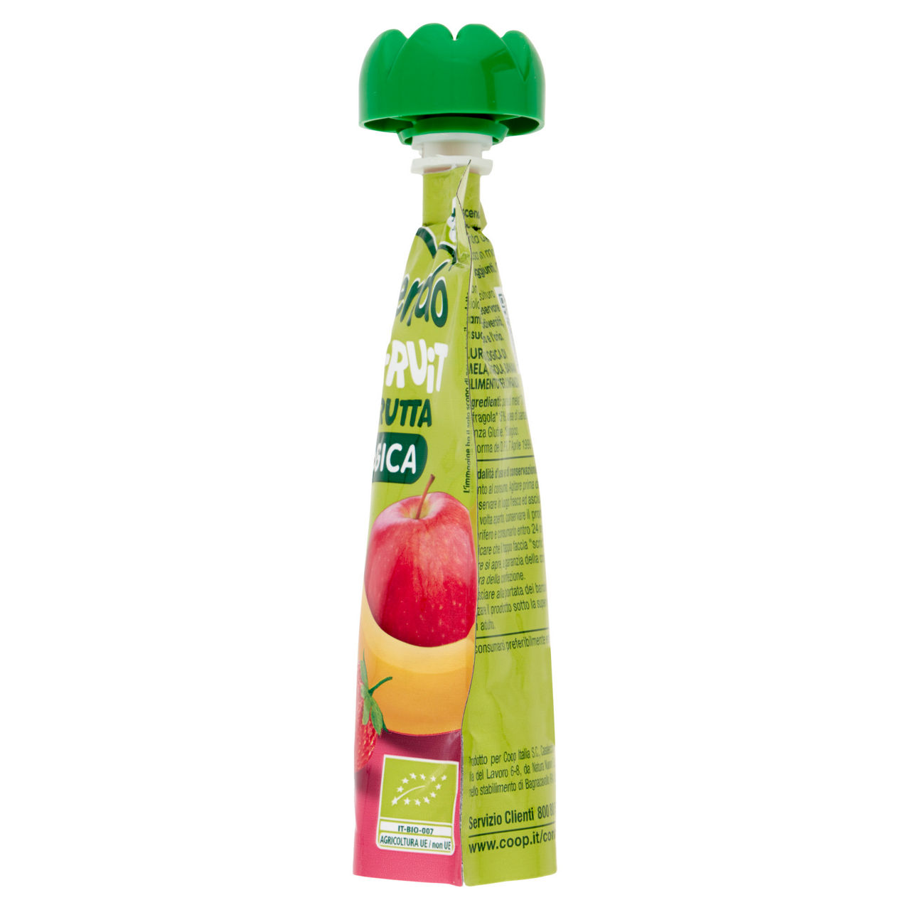 Pouche di frutta bio di mela fragola e banana 90 gr - Immagine 51