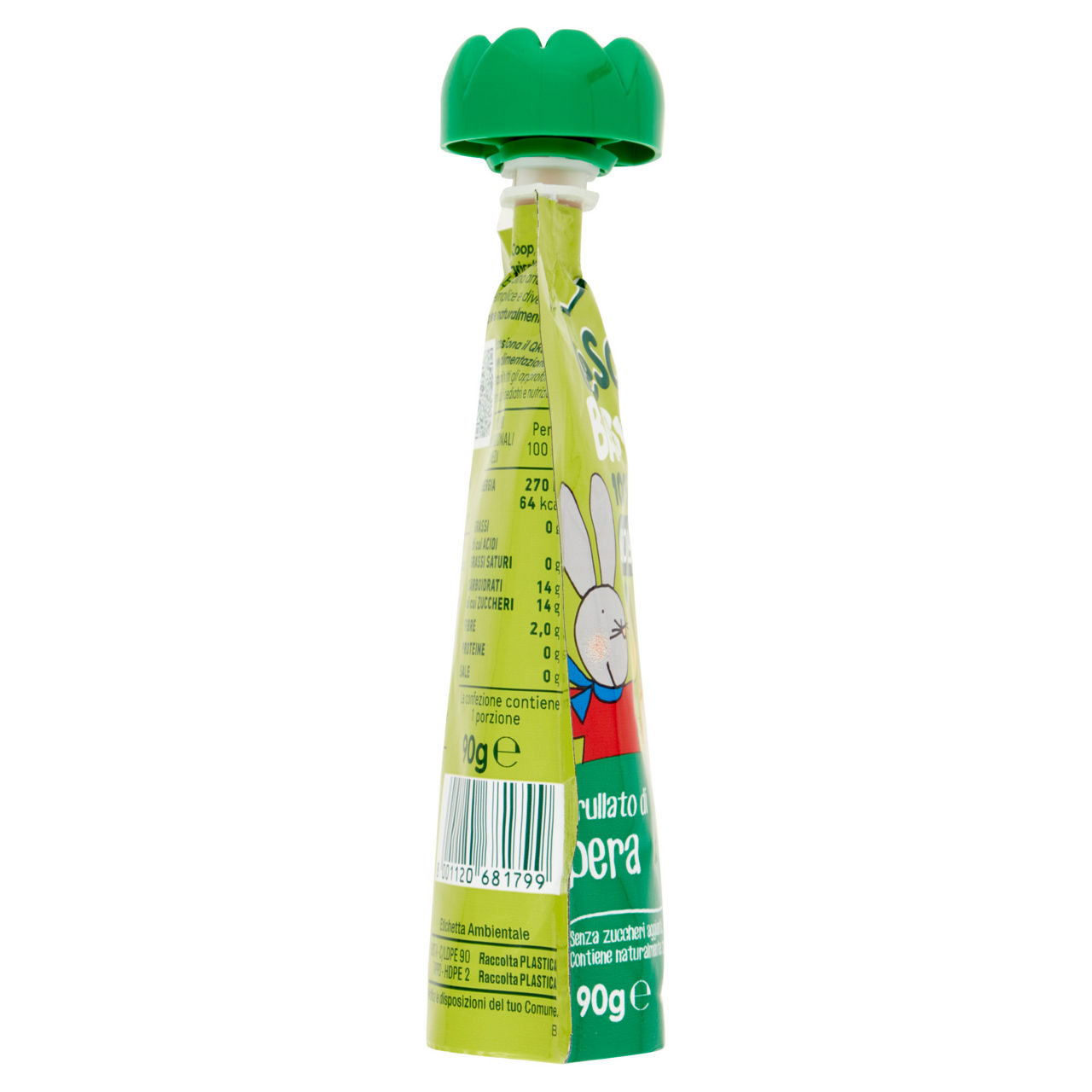 Pouche di frutta bio di pera 90 gr - Immagine 21