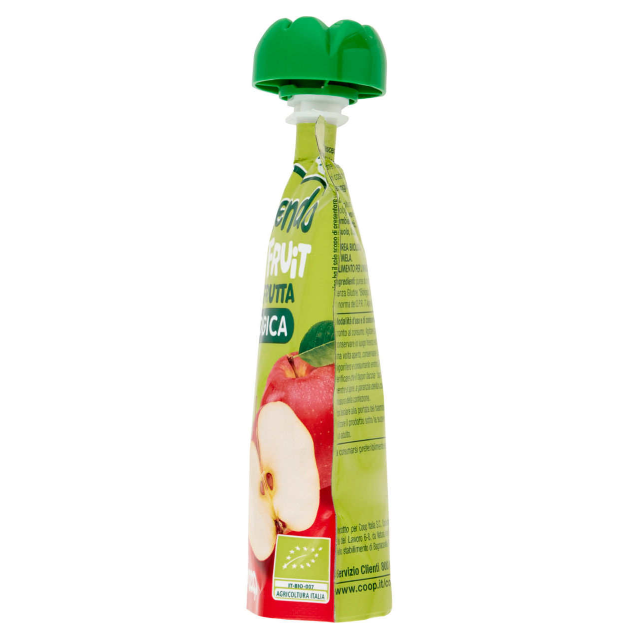 Pouche di frutta bio di mela 90 gr - Immagine 21