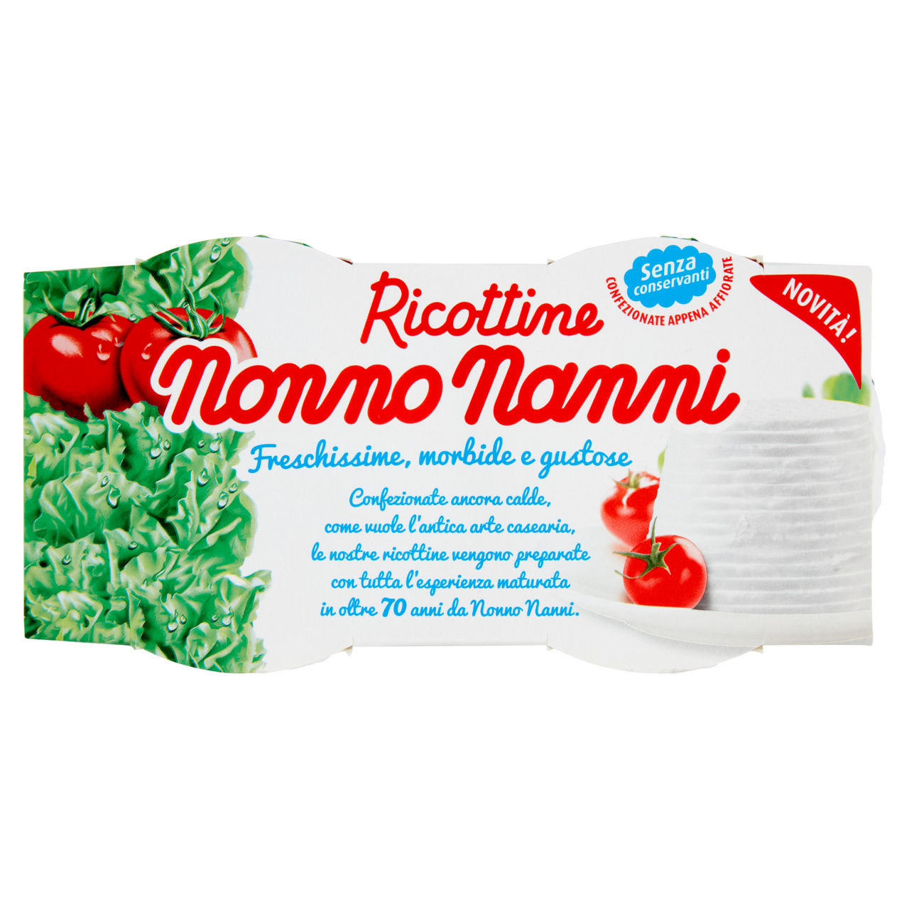Ricottina 2 pz 200 gr - Immagine 01