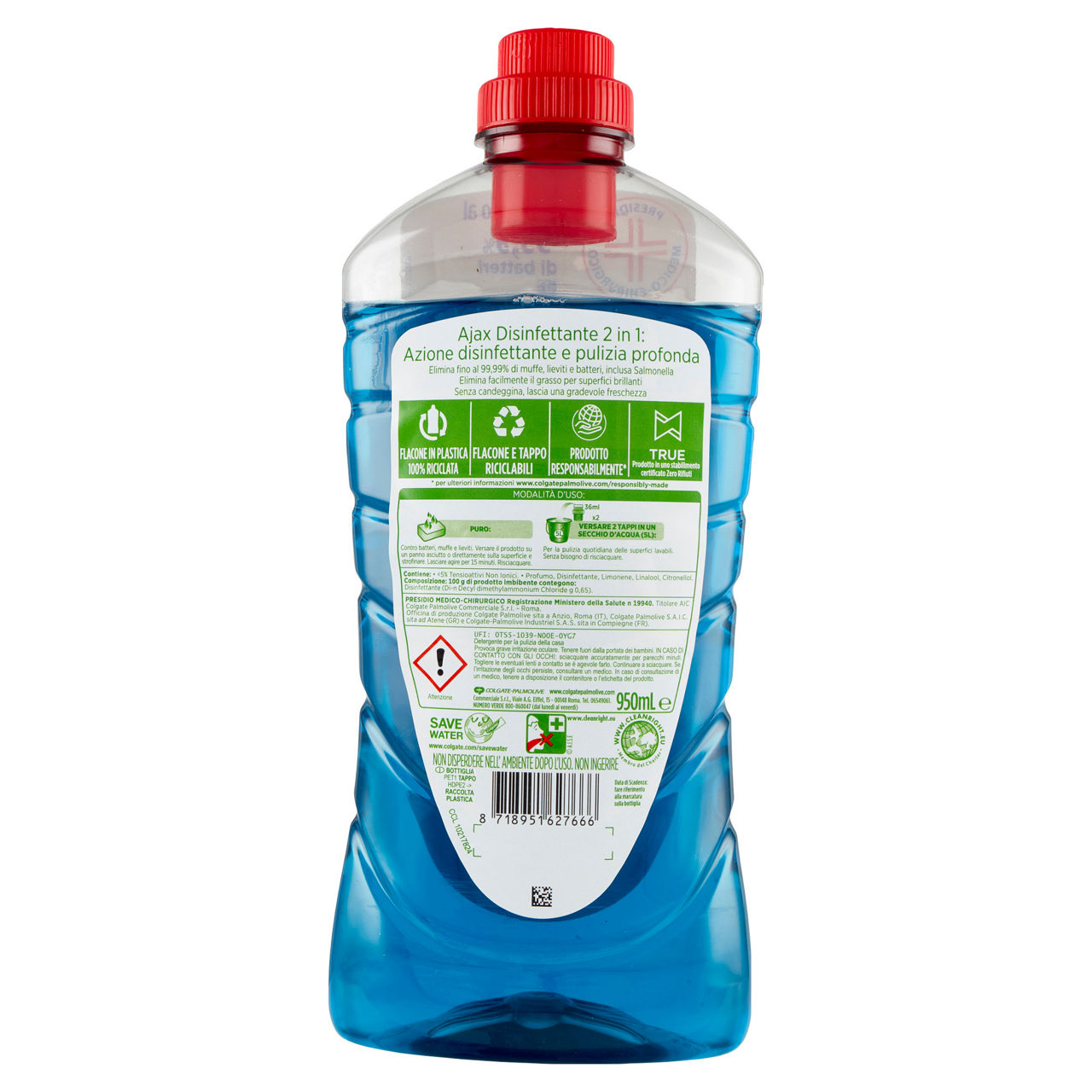 Detersivo pavimenti disinfettante 950 ml - Immagine 21