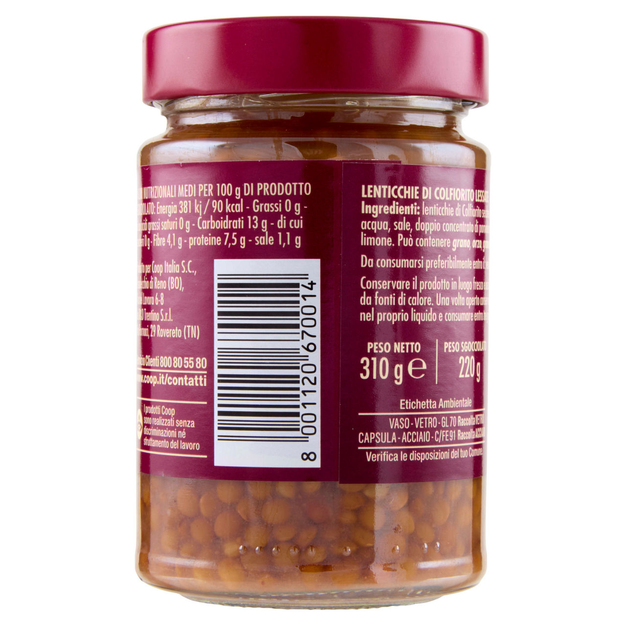 Lenticchie di cofiorito lessate 220 gr - Immagine 21